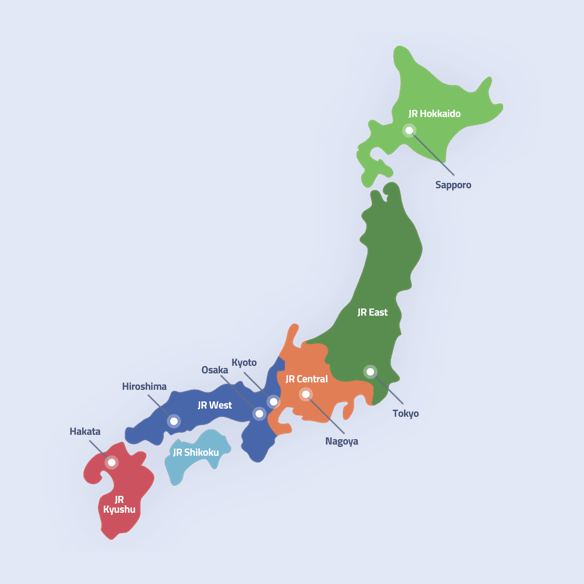 Japan Rail Pass - Regionale passen